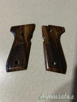 Guancette in Noce per Beretta 98 Fs