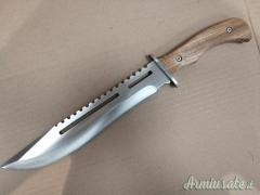Coltello caccia grande lama nuovo con fodero