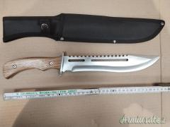 Coltello caccia grande lama nuovo con fodero