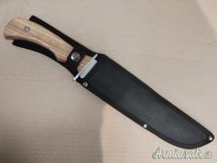 Coltello caccia grande lama nuovo con fodero