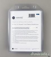 anelli Hawke per scina 9-11 mm/ diametro 1 pollice 1 inch/ altezza media
