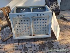 Gabbia trasporto cani in vetroresina 2 posti