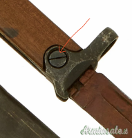 CERCO Pulsante baionetta Carcano pieghevole