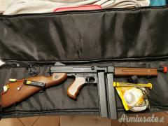 Vendo fucile da soft air  full metal modello thompson M1A1.