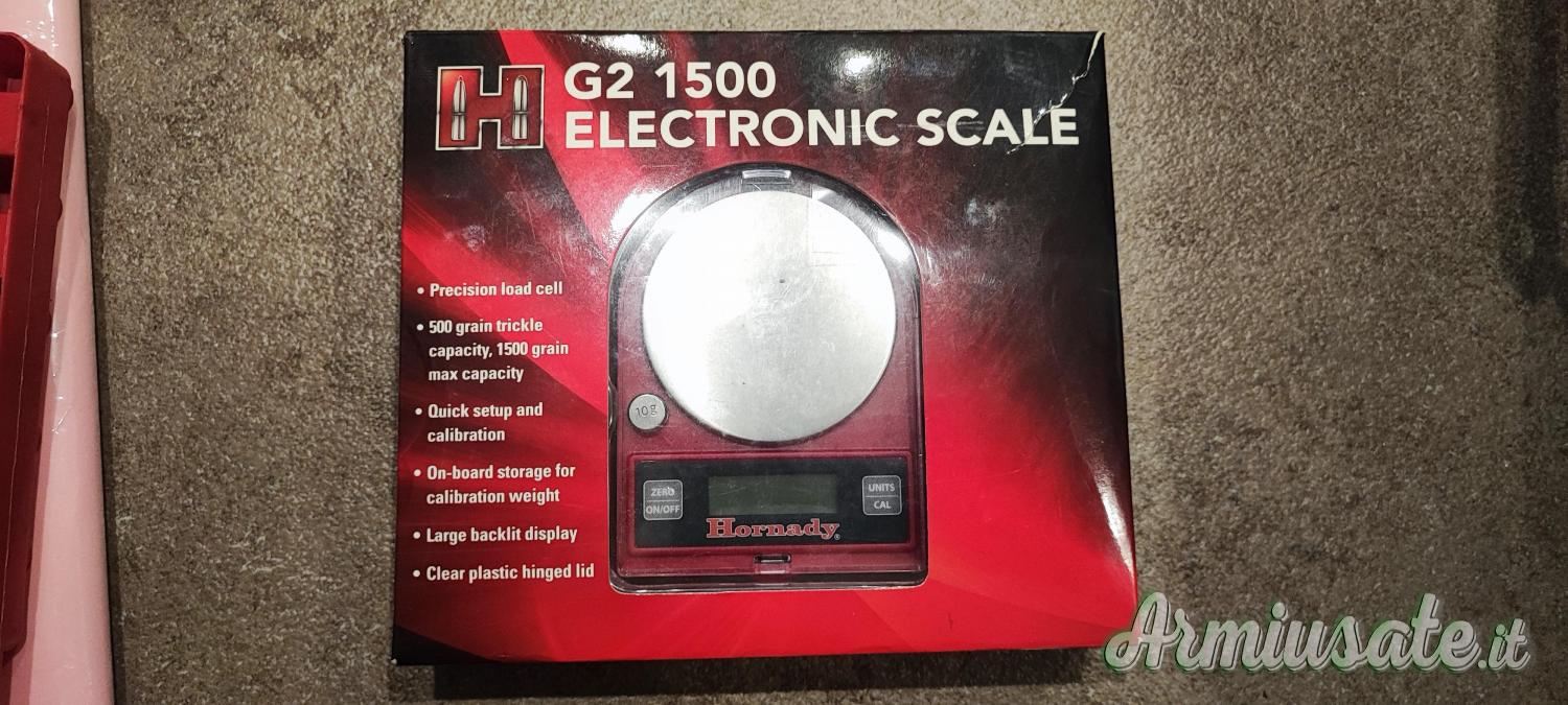 Hornady Bilancina Digitale G2-1500 fino a 1500 grani Hornady Bilancina Digitale G2-1500 fino a 1500 grani