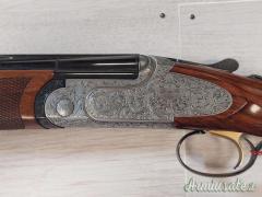 Cal. 28, Sovrapposto Marca Rizzini, Modello Artemis, Canne da Cm. 71 - 4/2, Estrattori Automatici.