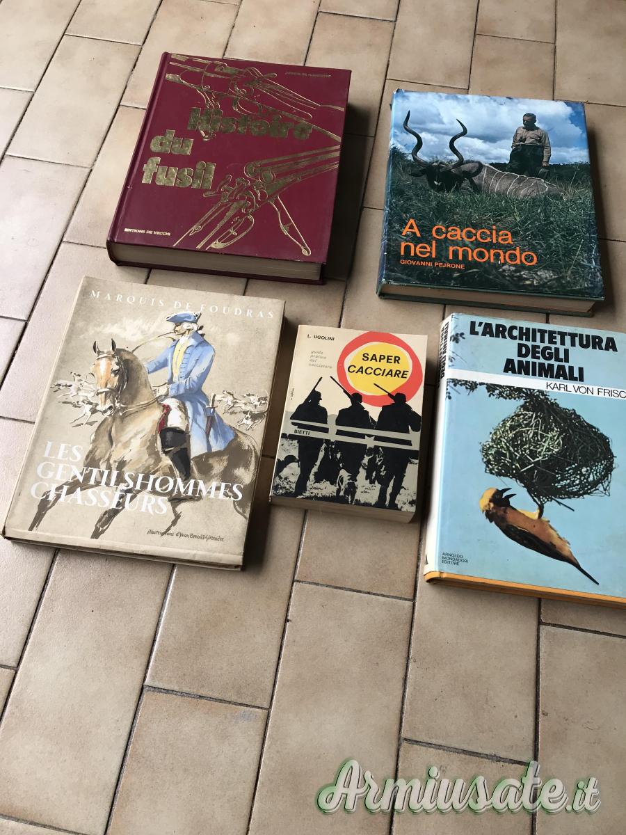 CINQUE LIBRI CACCIA CINQUE LIBRI CACCIA