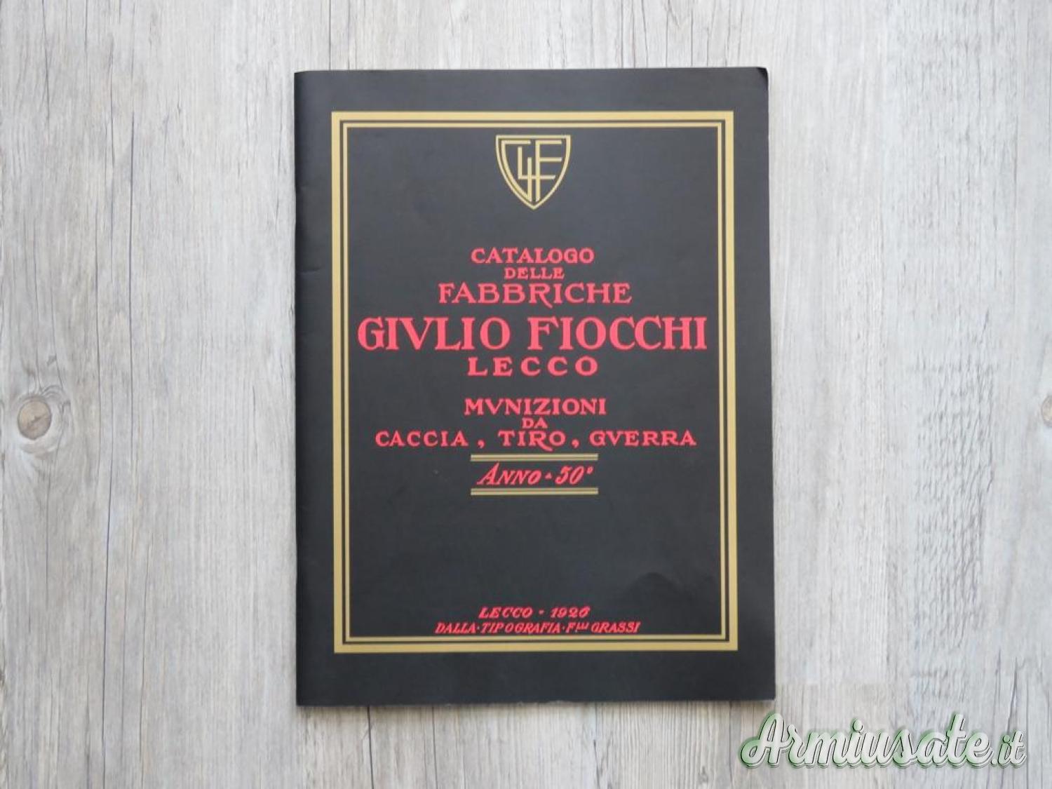 Ristampa catalogo Fiocchi del 1926 Ristampa catalogo Fiocchi del 1926