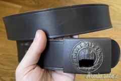 WEHRMACHT Cinturone Tedesco Completo con pattina BERG&NOLTE 1941 WW2 ORIGINALE