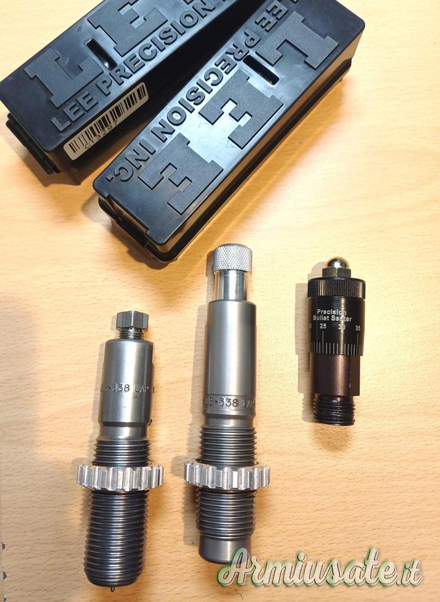 Dies / matrici LEE 338 Lapua Magnum Dies / matrici LEE 338 Lapua Magnum