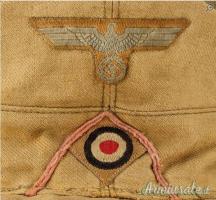 Aquila d'epoca nazista in tessuto per Tropenfeldmütze mod.1941 “DEUTSCHEN AFRIKAKORPS - DAK”