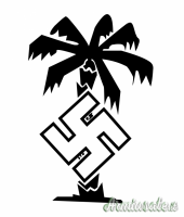 Aquila d'epoca nazista in tessuto per Tropenfeldmütze mod.1941 “DEUTSCHEN AFRIKAKORPS - DAK”