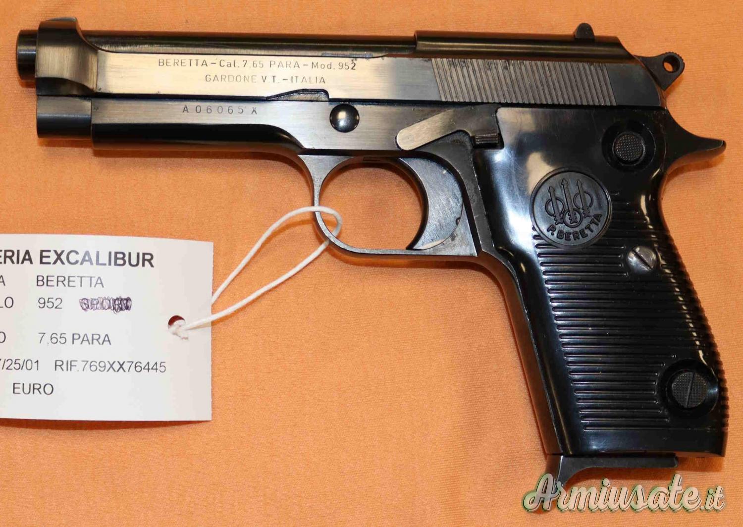Pistola Beretta 952 Cal. 7,65 Para Pistola Beretta 952 Cal. 7,65 Para