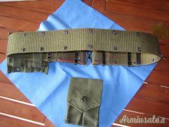 CINTURONE + PORTA E 2 CARICATORI US 30M1 CARBINE E 1911A1