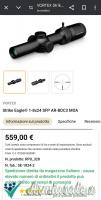 LPVO Vortex strike eagle 1-8 con attacco cantilever