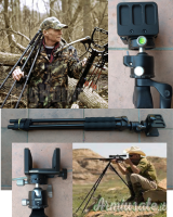 Vanguard QUEST T62U INNOREL E34 Testa a Sfera Treppiede Regolabile Panoramica a 360 ° bolla