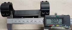Attacco monopezzo slitta 11mm tubo 1