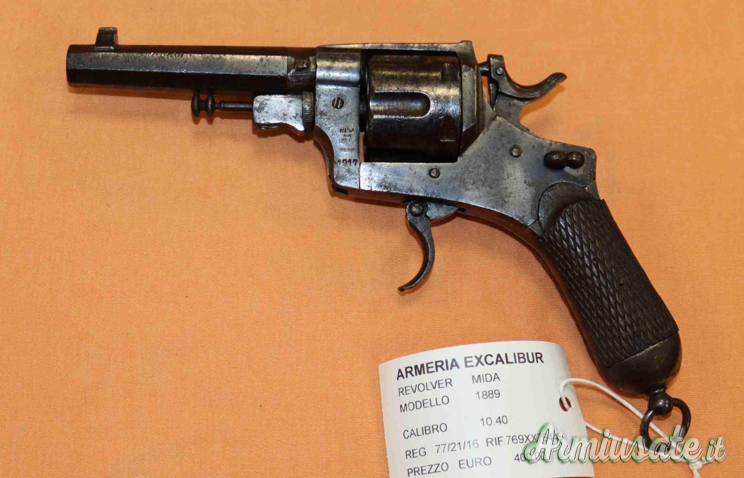 Revolver Mida Mod. 1889 Cal. 10.40 Revolver Mida Mod. 1889 Cal. 10.40