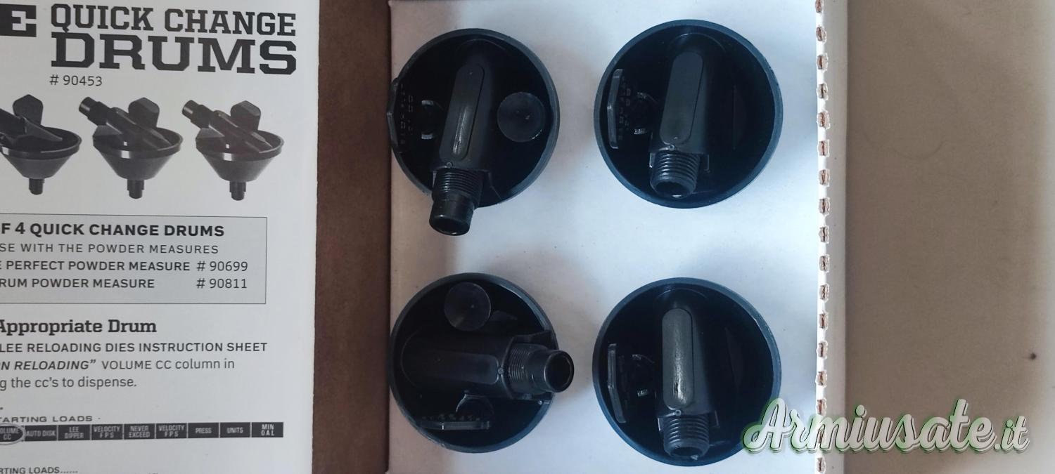 LEE Quick Change Drum Set 4 tamburi per dosatore #90453 LEE Quick Change Drum Set 4 tamburi per dosatore #90453