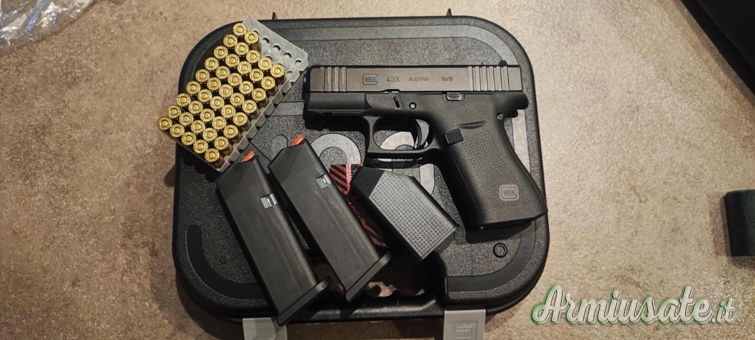 Glock 43X 9x19mm Parabellum | Luger | NATO Glock 43X 9x19mm Parabellum | Luger | NATO