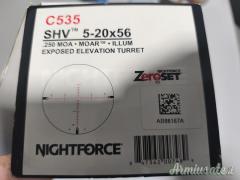 Nightforce shv 5-20x56 moar illuminato