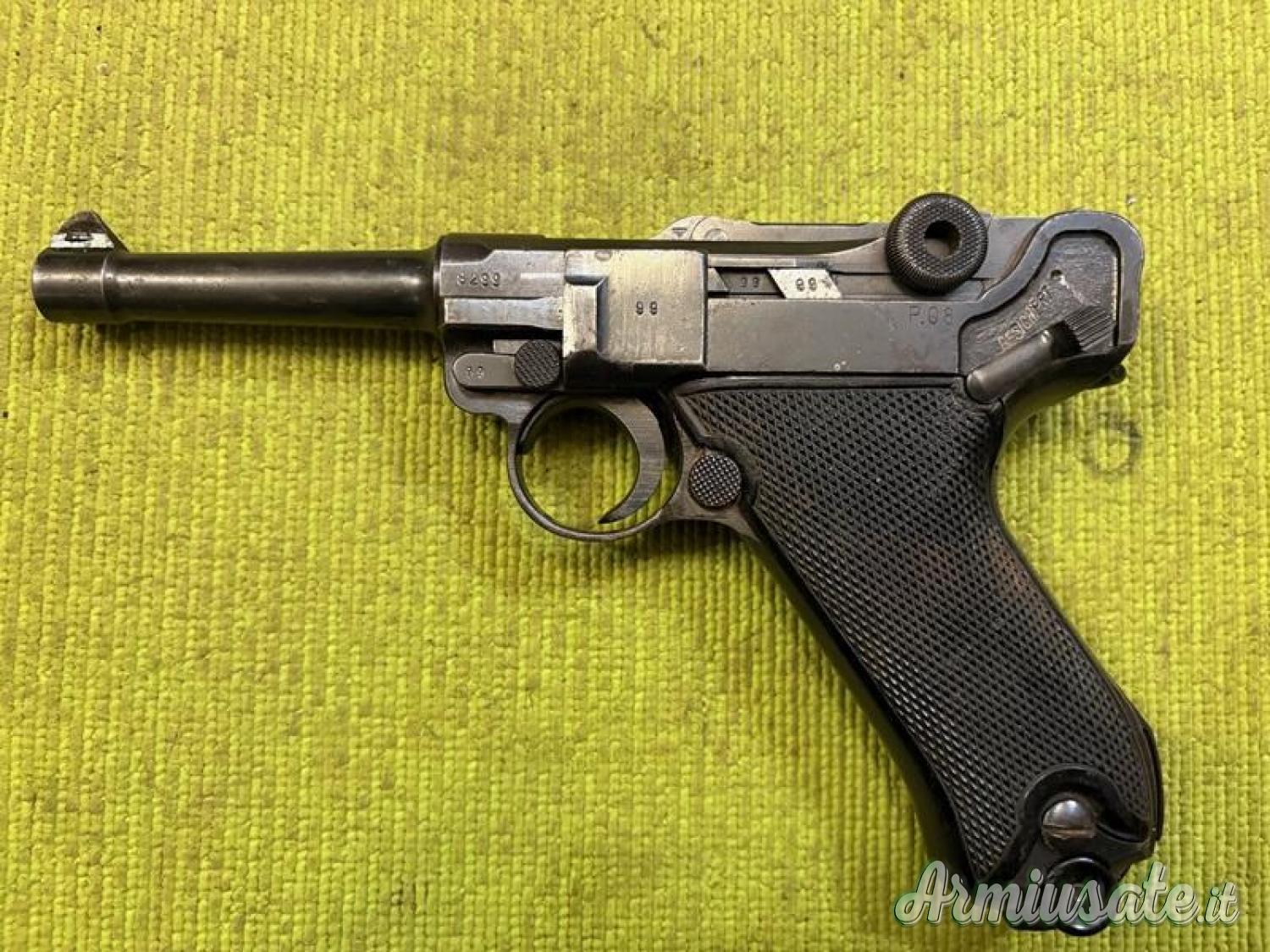 Mauser Luger P08, Black Widow, byf 41, 1941, Sportiva, 9x19 (9 Parabellum) Mauser Luger P08, Black Widow, byf 41, 1941, Sportiva, 9x19 (9 Parabellum)