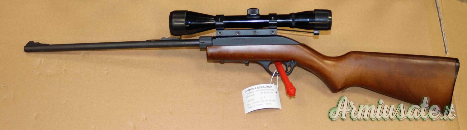 Carabina Marlin mod. 70P Papoose in calibro 22LR csportiva completa di ottica Carabina Marlin mod. 70P Papoose in calibro 22LR csportiva completa di ottica