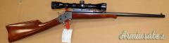 Carabina Uberti Rolling Block Baby in calibro 22 Hornet ottica