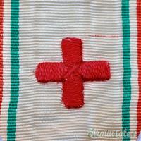 Medaglia epoca fascista “AL MERITO” x Benemerenti Croce Rossa Italiana di 3^ classe RSI - 1944
