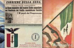 Medaglia epoca fascista “AL MERITO” x Benemerenti Croce Rossa Italiana di 3^ classe RSI - 1944