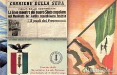 Medaglia epoca fascista “AL MERITO” x Benemerenti Croce Rossa Italiana di 2^ classe RSI - 1944