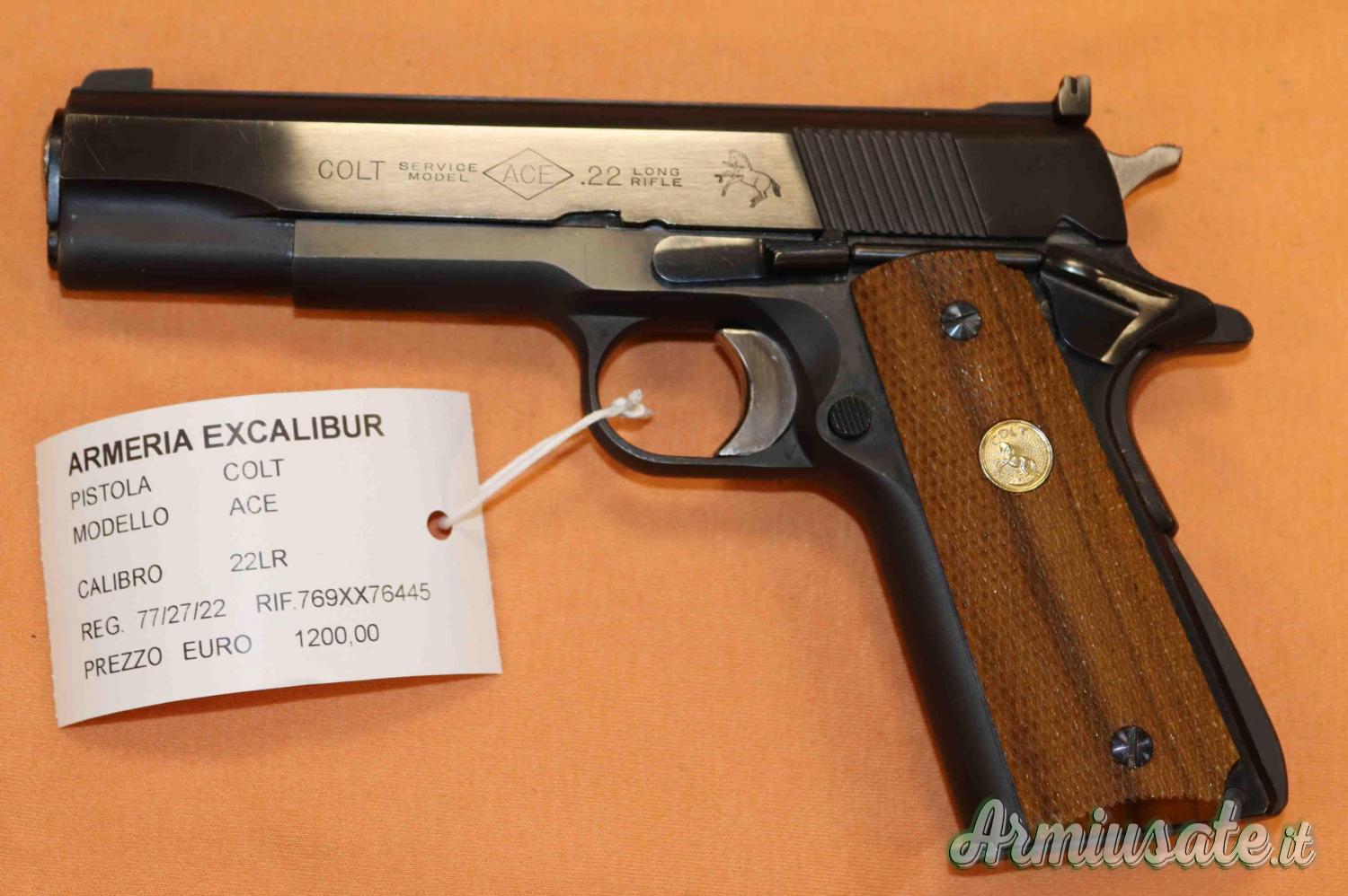 Pistola Colt Ace Calibro 22 LR Sportiva Pistola Colt Ace Calibro 22 LR Sportiva