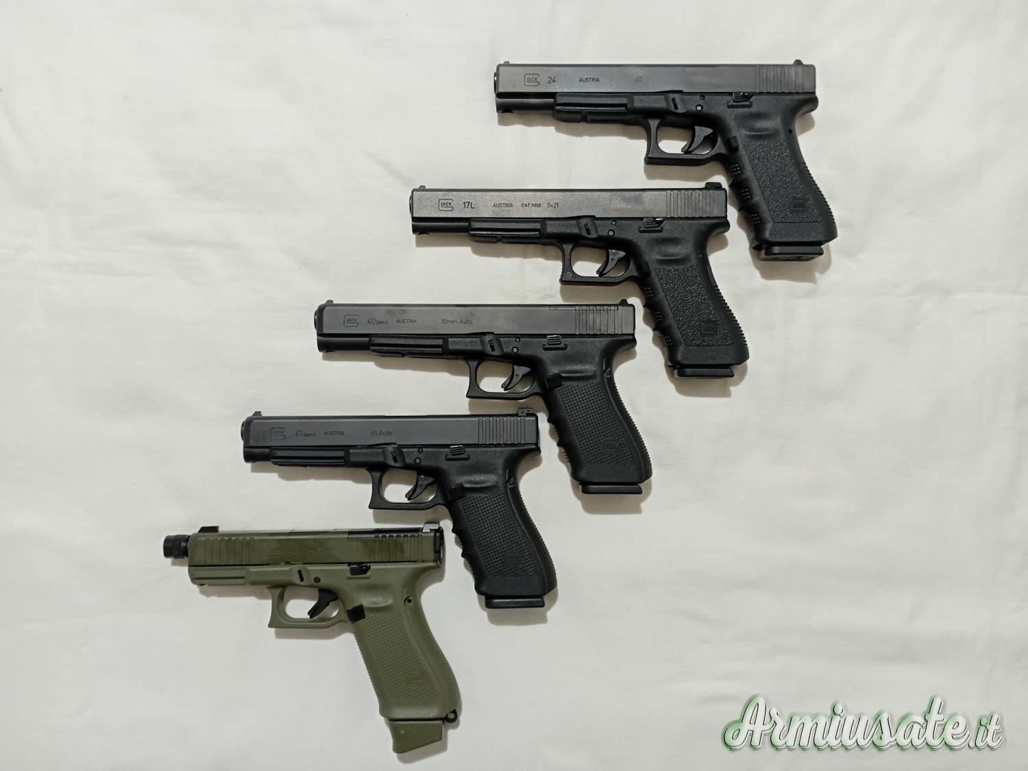 Glock 45-41-40-24-17L 9x19mm Parabellum | Luger | NATO Glock 45-41-40-24-17L 9x19mm Parabellum | Luger | NATO