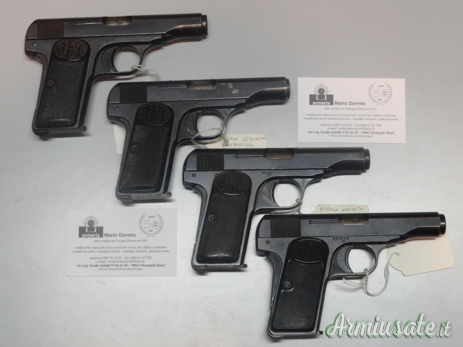 Browning mod. 1910 cal. 7,65 m/m Browning mod. 1910 cal. 7,65 m/m