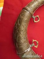 Corno per polvere nera avancarica