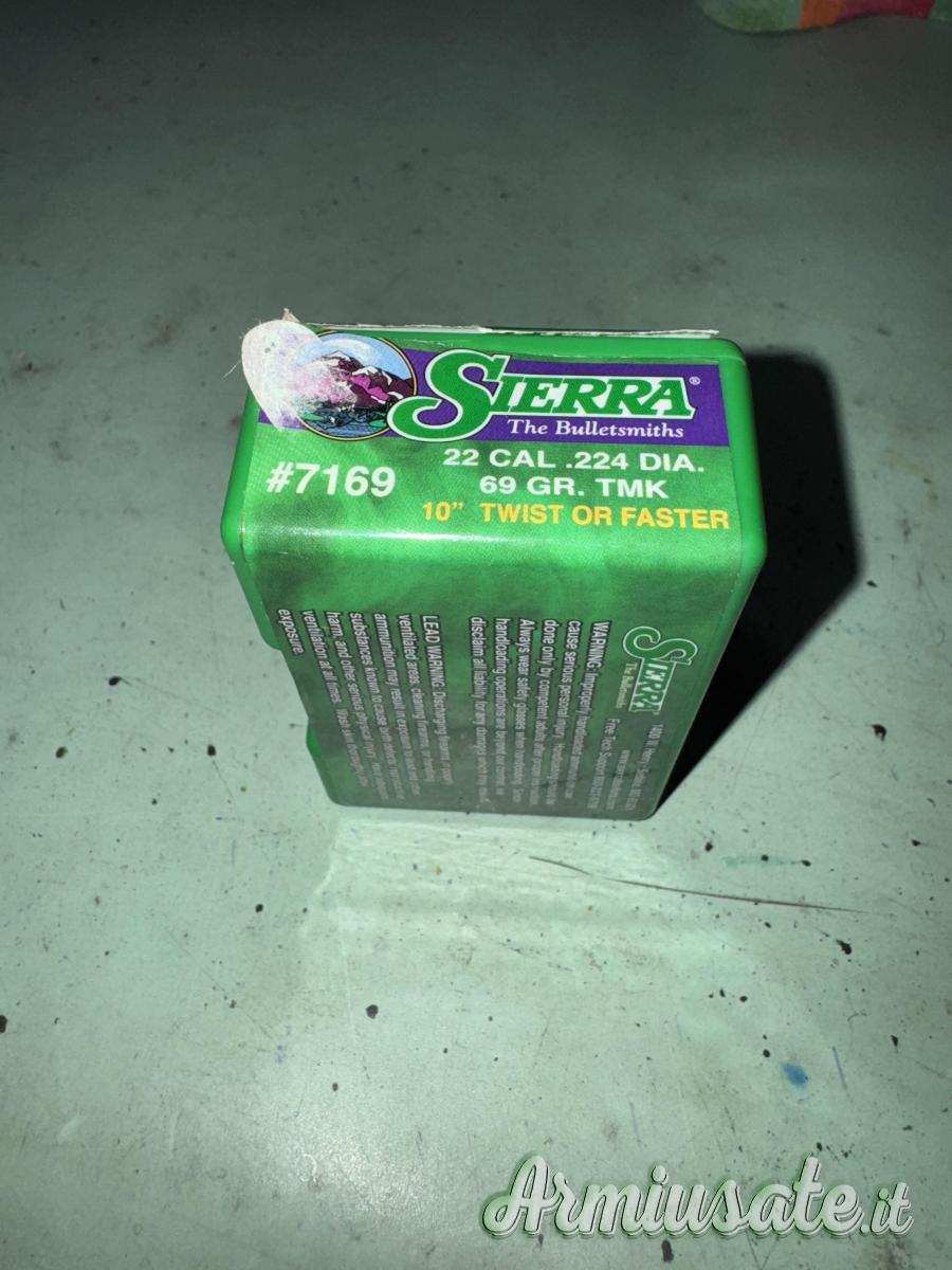 Palle sierra cal 223 TMK 69gr Palle sierra cal 223 TMK 69gr
