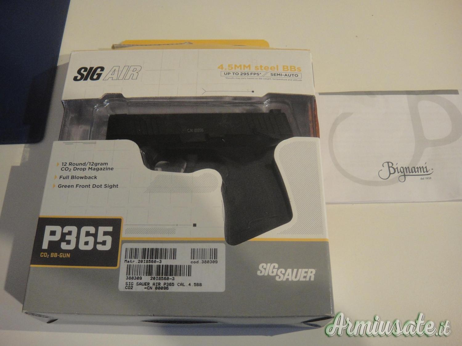 SIG-Sauer p365 4.5/.177 SIG-Sauer p365 4.5/.177