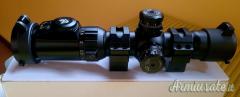 Ottica UTG 1-4.5X28 con reticolo balistico