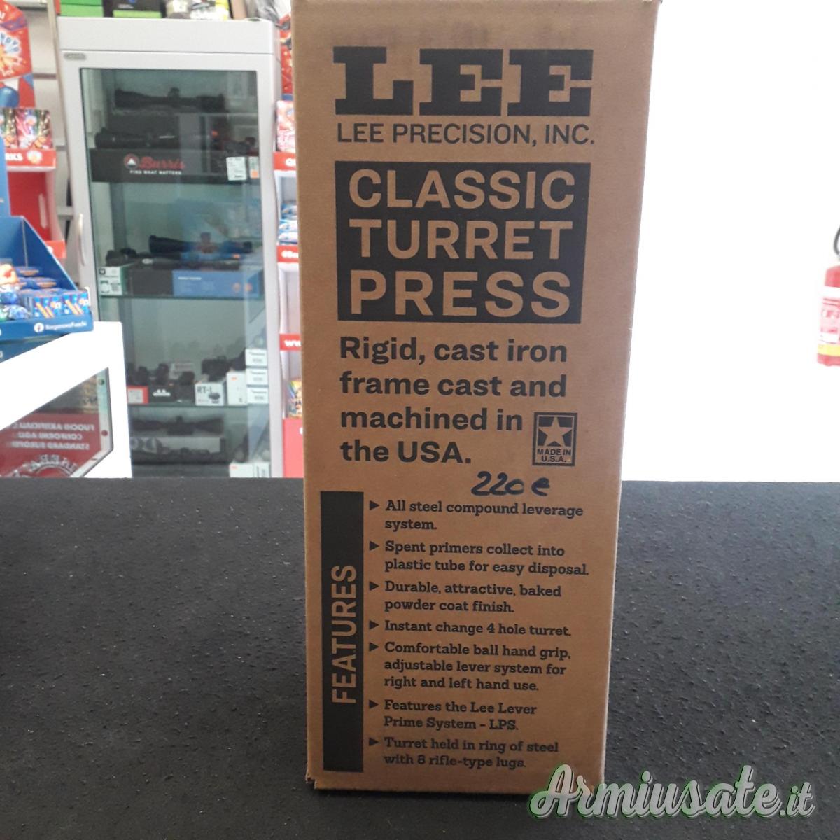 pressa LEE Classic Turret pressa LEE Classic Turret