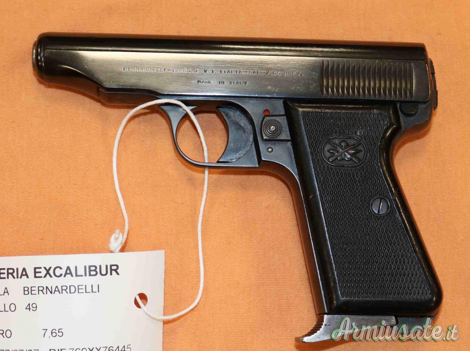 Pistola Bernardelli 49 Cal. 7,65 Pistola Bernardelli 49 Cal. 7,65