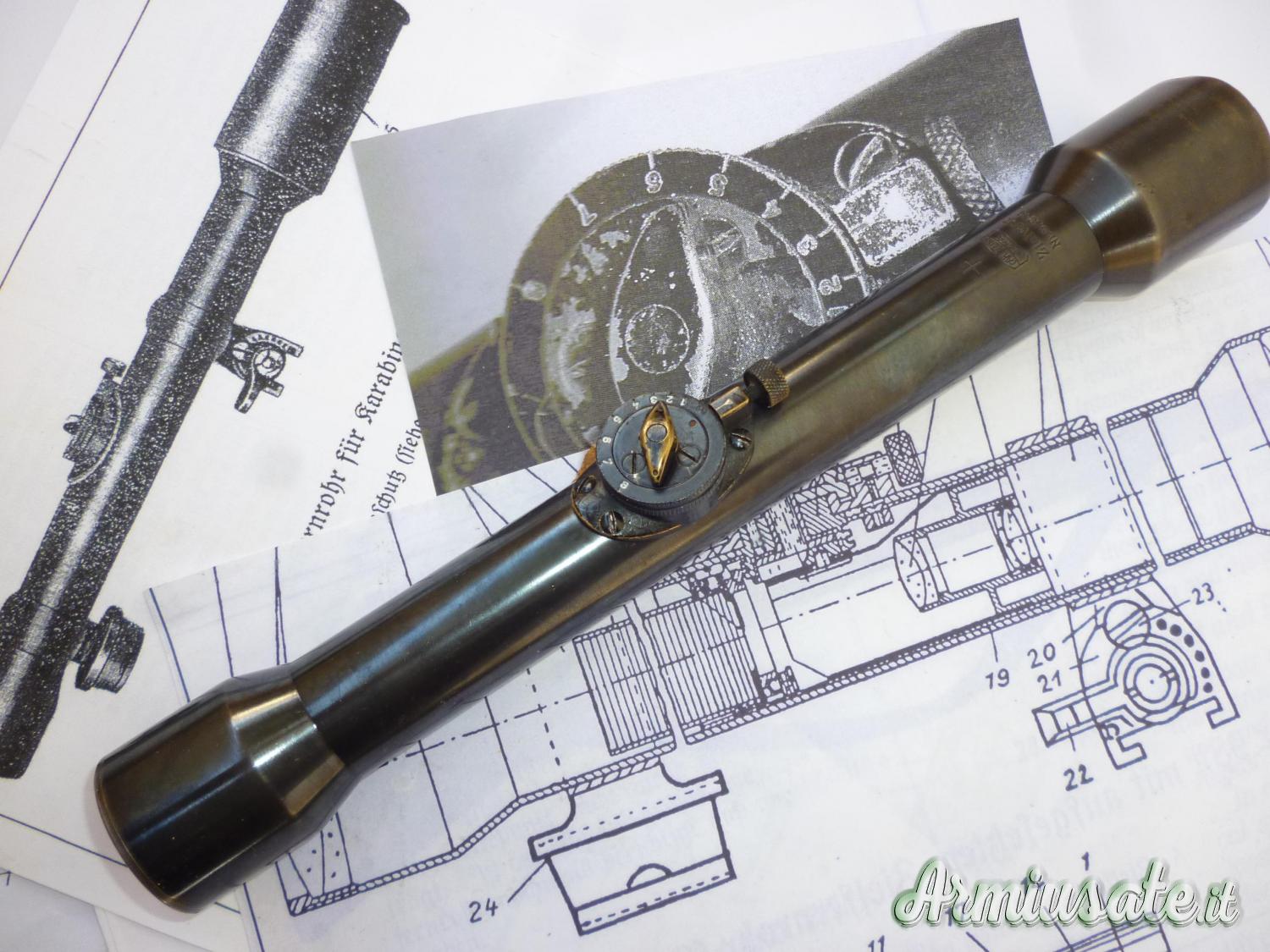 WW2 German ZF39 Zeiss Zilvier Sniper Scope WW2 German ZF39 Zeiss Zilvier Sniper Scope