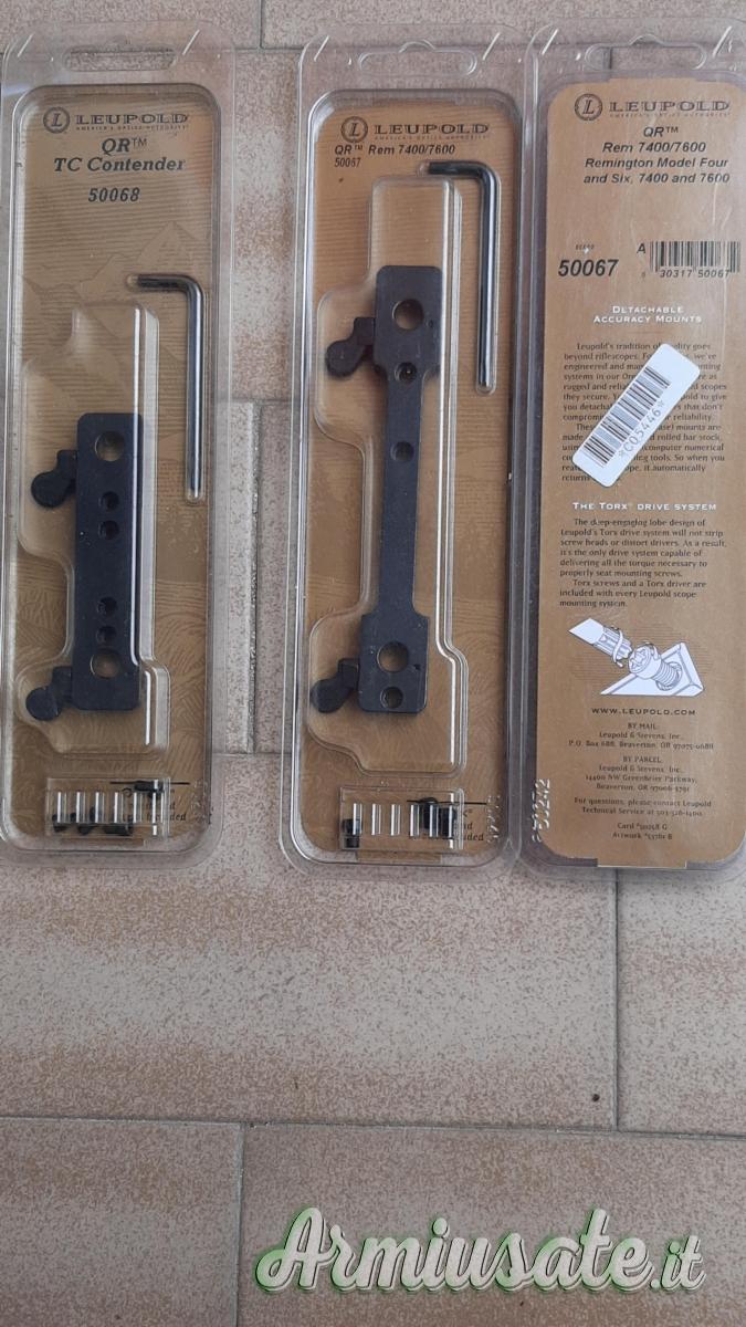 LEUPOLD accuracy mounts detachable REM.7400/7600 = TC CONTENDER LEUPOLD accuracy mounts detachable REM.7400/7600 = TC CONTENDER