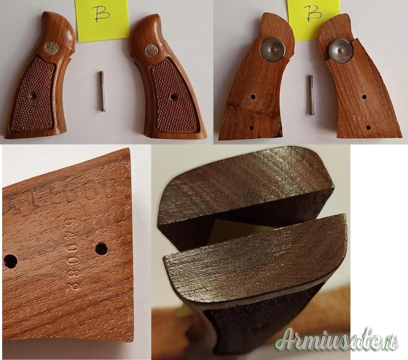 guancette ORIGINALI Smith & Wesson Magna Square Butt castello N guancette ORIGINALI Smith & Wesson Magna Square Butt castello N