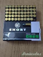 22 Short Fiocchi RWS Cartucce Munizioni Carabina Pistola Vintage
