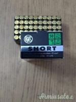 22 Short Fiocchi RWS Cartucce Munizioni Carabina Pistola Vintage