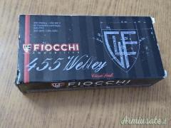 FIOCCHI cal. 455 WEBLEY / 455 MK II da 262 grs. LRN GZN Munizioni Cartucce