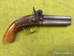 Pistola ad avancarica con 2 canne sovrapposte, 1880, calibro 16