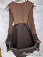 Gilet da caccia  trisacca con ricamo beccaccia come nuovo