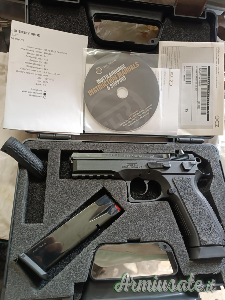 CZ | Ceska Zbrojovka 75 SP01 PHANTOM 9x21mm IMI CZ | Ceska Zbrojovka 75 SP01 PHANTOM 9x21mm IMI