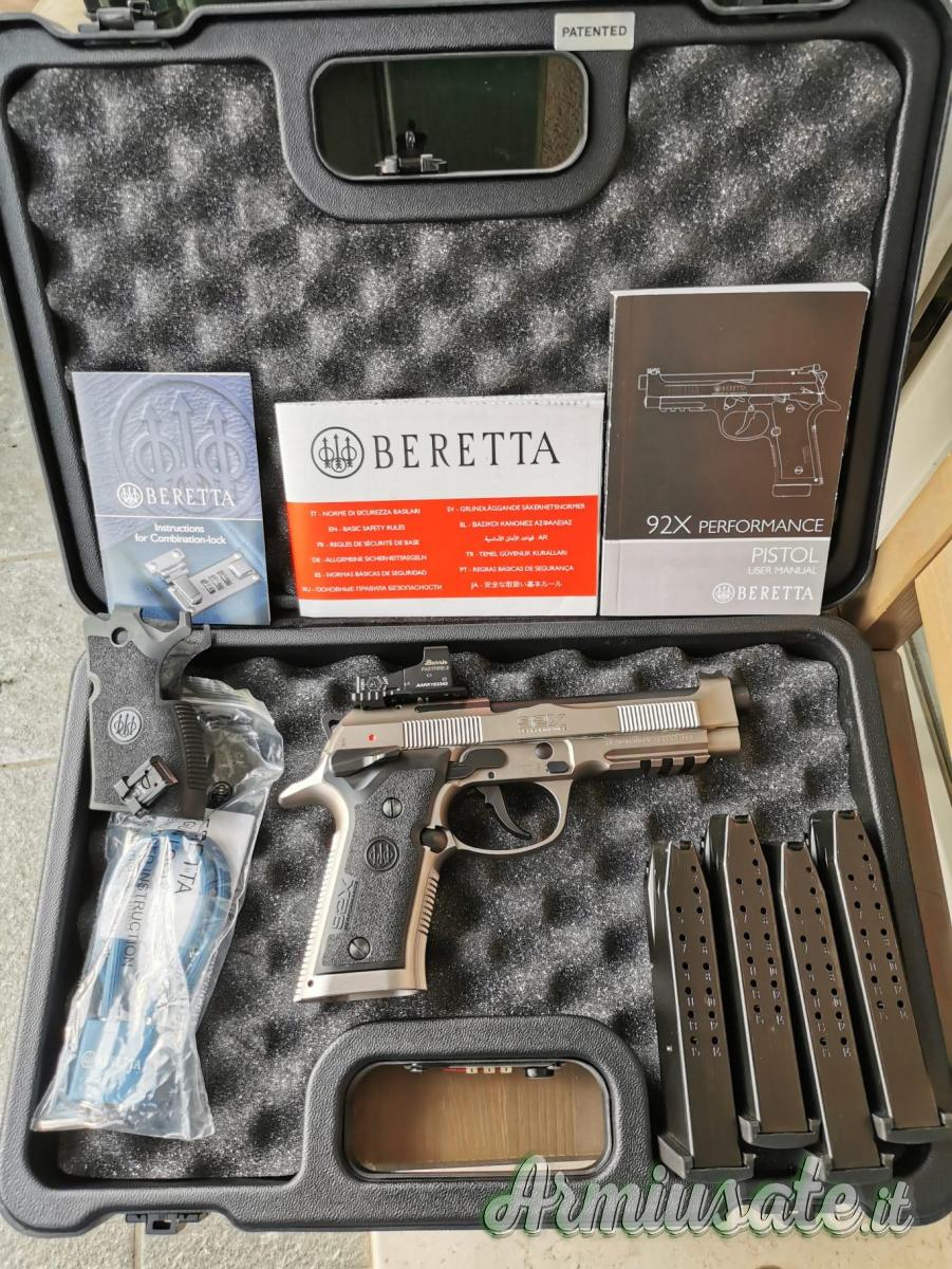 Beretta 92X Performance Production 9x21mm IMI con punto rosso Burris Fastfire 3 Beretta 92X Performance Production 9x21mm IMI con punto rosso Burris Fastfire 3